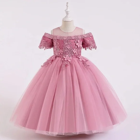 open lace back dress The Pink Ballgown Costume Dress – Luxury Kids Costume by Teresita Orillac –  Joy Costumes